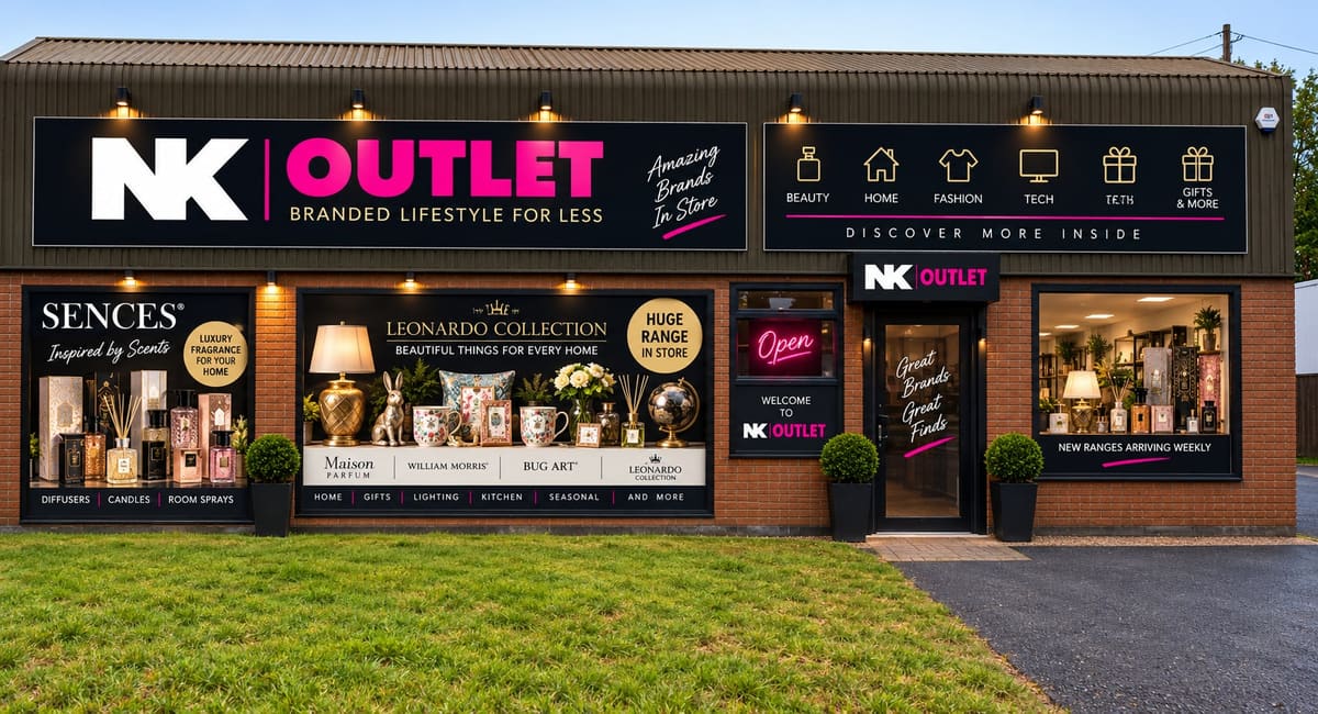 Artist’s impression of the proposed NK Outlet storefront in Wigan