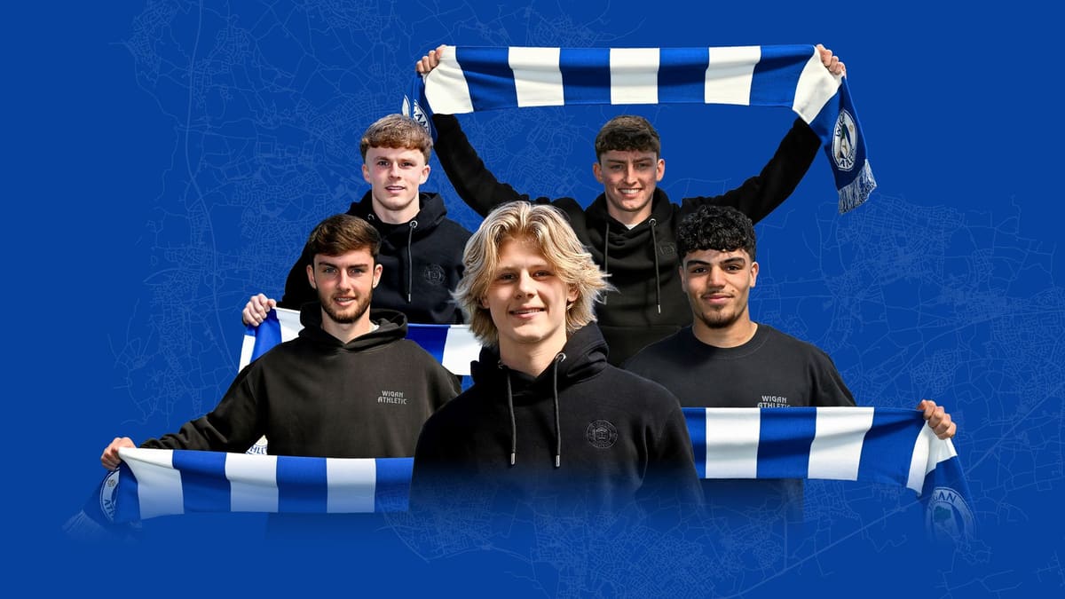 Seven Wigan Athletic Academy Players Sign Pro Deals — Wigan news photo (Wigan Athletic FC)