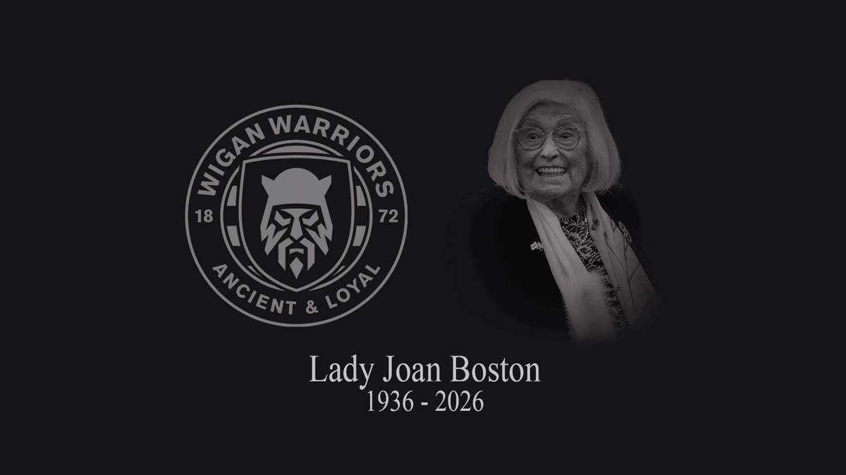 Lady Joan Boston, Wife of Sir Billy Boston, Dies — Wigan news photo (Wigan Warriors)